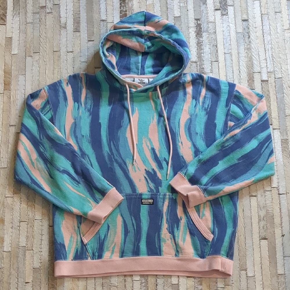 Adidas Originals Men's R.Y.V. Marbled‎ Hooded Sweatshirt